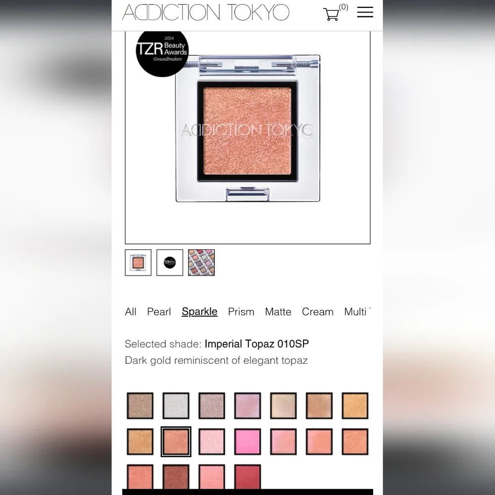Addiction Tokyo Eyeshadow Lot
